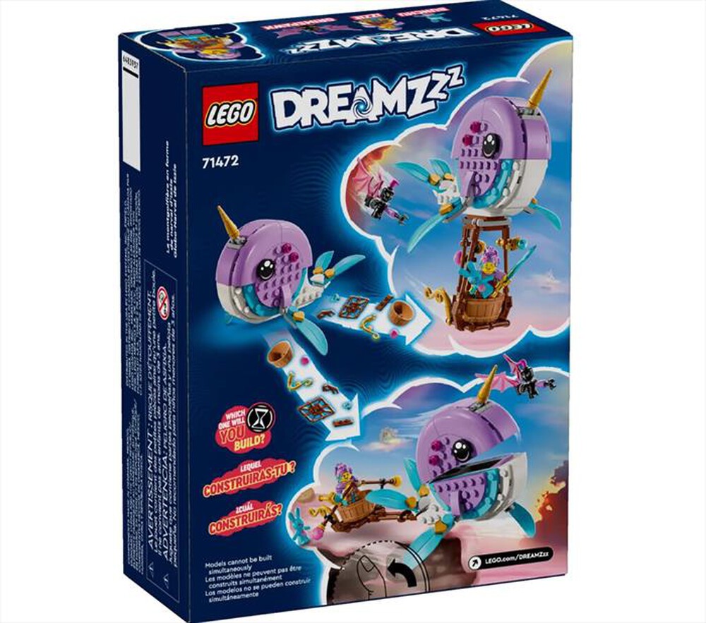 "LEGO - DREAMZZZ La Mongolfiera-narvalo di Izzie - 71472-Multicolore"