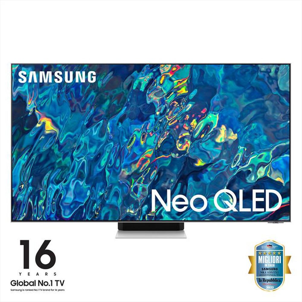 SAMSUNG - Smart TV Neo QLED 4K 55” QE55QN95B-Bright Silver | Euronics