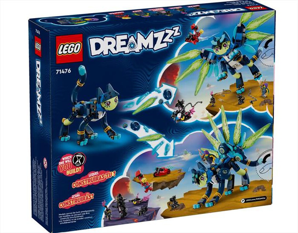 "LEGO - DREAMZZZ Zoey e Zian, il gatto-gufo - 71476-Multicolore"
