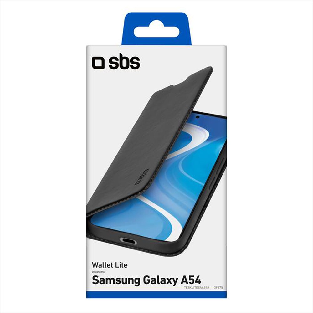 "SBS - Cover TEBKLITESAA54K per Samsung A54-Nero"