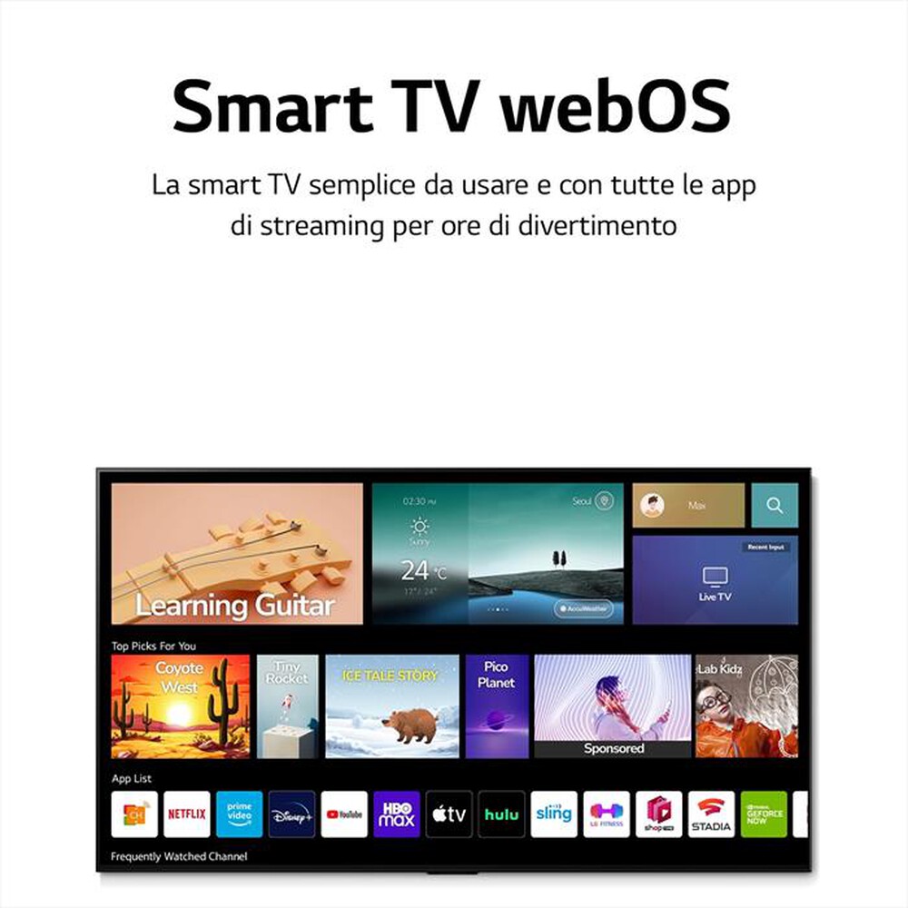 LG - Smart TV LED UHD 4K 43" 43UQ75006LF-Nero | Euronics